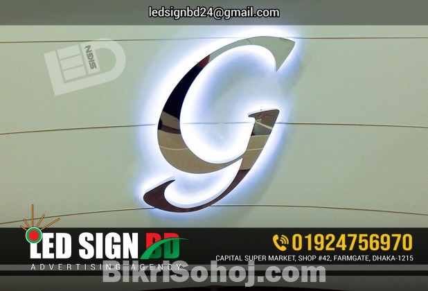 Frontlit Letter Led Signage & Backlit Letter Led Sign.